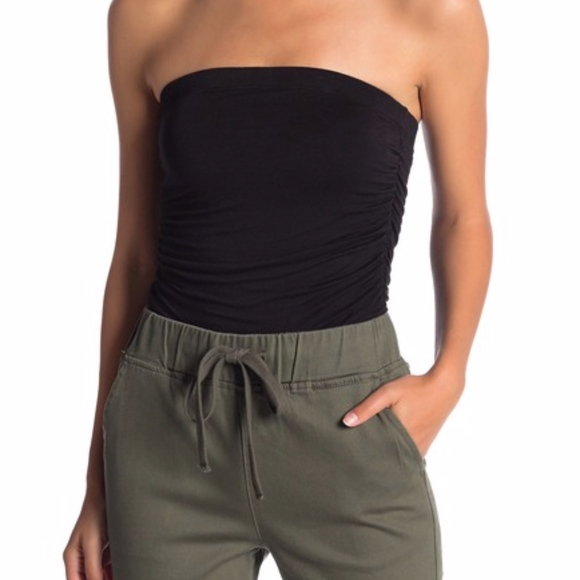 Scrunched top Bodysuit | Size Large - Picture 1 of 8